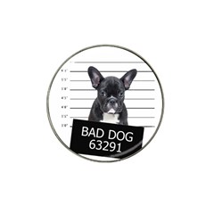 Bad Dog Hat Clip Ball Marker (4 Pack) by Valentinaart