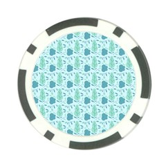 Seamless Floral Background  Poker Chip Card Guard (10 Pack) by TastefulDesigns