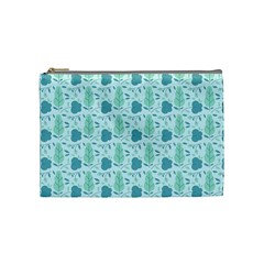 Seamless Floral Background  Cosmetic Bag (medium)  by TastefulDesigns