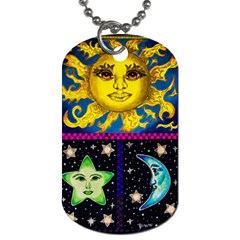 Celestial Skies Dog Tag (one Side) by dawnsiegler