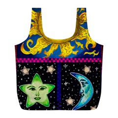 Celestial Skies Full Print Recycle Bags (l)  by dawnsiegler