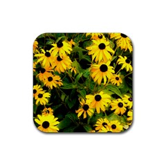 Walking Through Sunshine Rubber Coaster (square)  by dawnsiegler