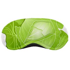 Cabbage Leaf Vegetable Green Sleeping Masks by Mariart