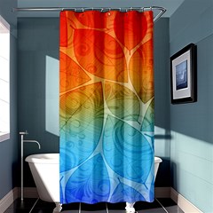 Leaf Color Sam Rainbow Shower Curtain 36  X 72  (stall)  by Mariart