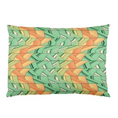 Emerald And Salmon Pattern Pillow Case (two Sides) by linceazul