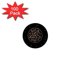 Witchcraft Symbols  1  Mini Buttons (100 Pack)  by Valentinaart