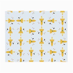 Spaceships Pattern Small Glasses Cloth by linceazul