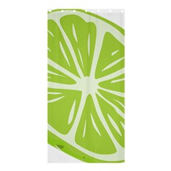 Gerald Lime Green Shower Curtain 36  X 72  (stall)  by Mariart