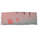 Heat Wave Chevron Waves Red Green Body Pillow Case (Dakimakura) Body Pillow Case