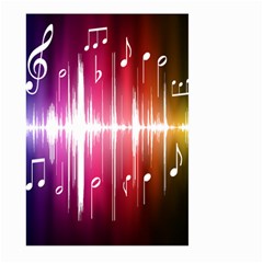 Music Data Science Line Large Garden Flag (two Sides) by Mariart