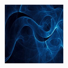 Smoke White Blue Medium Glasses Cloth (2-side) by Mariart