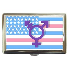 Transgender Flag Cigarette Money Cases by Valentinaart