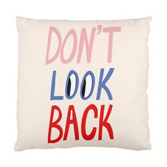 Don t Look Back Big Eye Pink Red Blue Sexy Standard Cushion Case (two Sides) by Mariart