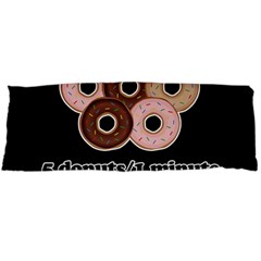 Five Donuts In One Minute  Body Pillow Case (dakimakura) by Valentinaart