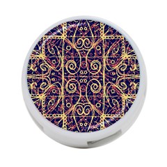 Tribal Ornate Pattern 4-port Usb Hub (two Sides)  by dflcprints