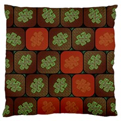 Information Puzzle Large Flano Cushion Case (one Side) by linceazul