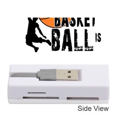 Basketball Is My Life Memory Card Reader (stick)  by Valentinaart