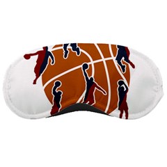 Basketball Never Stops Sleeping Masks by Valentinaart