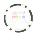 Dance is life Poker Chip Card Guard Front