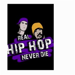 Real Hip Hop Never Die Large Garden Flag (two Sides) by Valentinaart