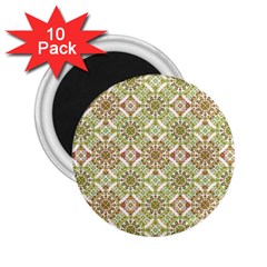 Colorful Stylized Floral Boho 2 25  Magnets (10 Pack)  by dflcprints