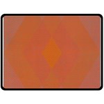 Live Three Term Side Card Orange Pink Polka Dot Chevron Wave Double Sided Fleece Blanket (Large)  80 x60  Blanket Front