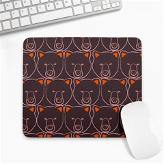 Bears Pattern Large Mousepads by Nexatart