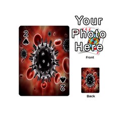 Cancel Cells Broken Bacteria Virus Bold Playing Cards 54 (mini)  by Mariart