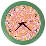 Abc Graffiti Color Wall Clocks Front