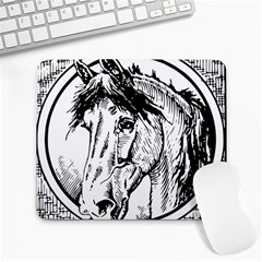 Framed Horse Large Mousepads by Nexatart