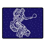 Virgo Zodiac Star Fleece Blanket (Small) 50 x40  Blanket Front