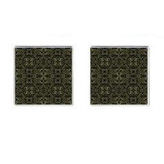 Golden Geo Tribal Pattern Cufflinks (square) by dflcprints