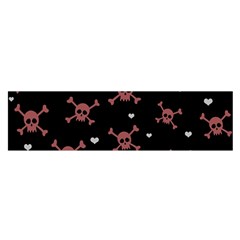 Skull Pattern Satin Scarf (oblong) by ValentinaDesign