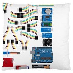 Arduino Arduino Uno Electronic Large Cushion Case (one Side) by Nexatart