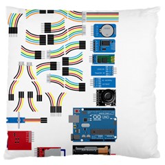 Arduino Arduino Uno Electronic Standard Flano Cushion Case (two Sides) by Nexatart