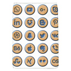 Social Media Icon Icons Social Flap Covers (l)  by Nexatart