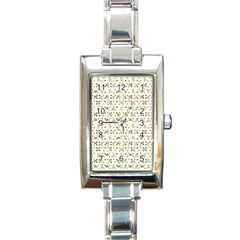 Abstract Shapes Pattern Rectangle Italian Charm Watch by dflcprints