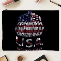 Usa Bowling  Cosmetic Bag (xxxl)  by Valentinaart