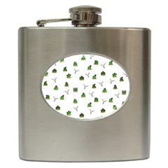 Cactus Pattern Hip Flask (6 Oz) by Valentinaart