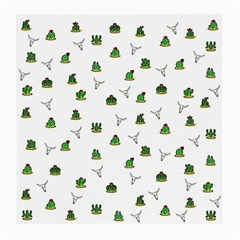 Cactus Pattern Medium Glasses Cloth (2-side) by Valentinaart