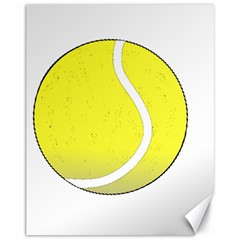 Tennis Ball Ball Sport Fitness Canvas 11  X 14   by Nexatart