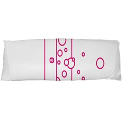 Deep Clean Bubbel Door Pink Polka Circle Body Pillow Case (dakimakura) by Mariart