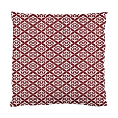 Pattern Kawung Star Line Plaid Flower Floral Red Standard Cushion Case (one Side) by Mariart