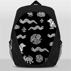 Aztecs Pattern Backpack Bag by Valentinaart