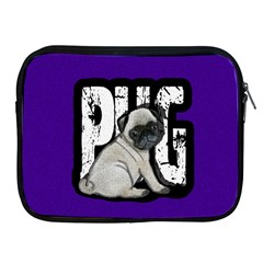 Pug Apple Ipad 2/3/4 Zipper Cases by Valentinaart