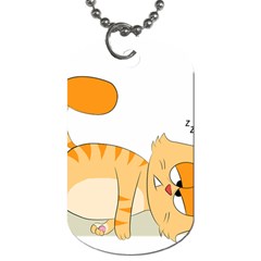 Even Cat Hates Monday Dog Tag (two Sides) by Catifornia