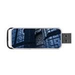 Graphic Design Background Portable USB Flash (Two Sides) Back