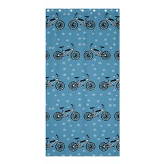 Bicycles Pattern Shower Curtain 36  X 72  (stall)  by linceazul