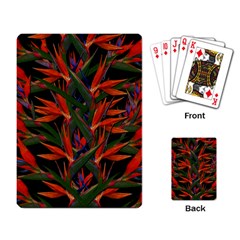 Bird Of Paradise Playing Card by Valentinaart