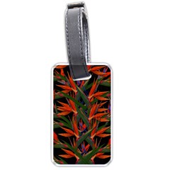 Bird Of Paradise Luggage Tags (one Side)  by Valentinaart